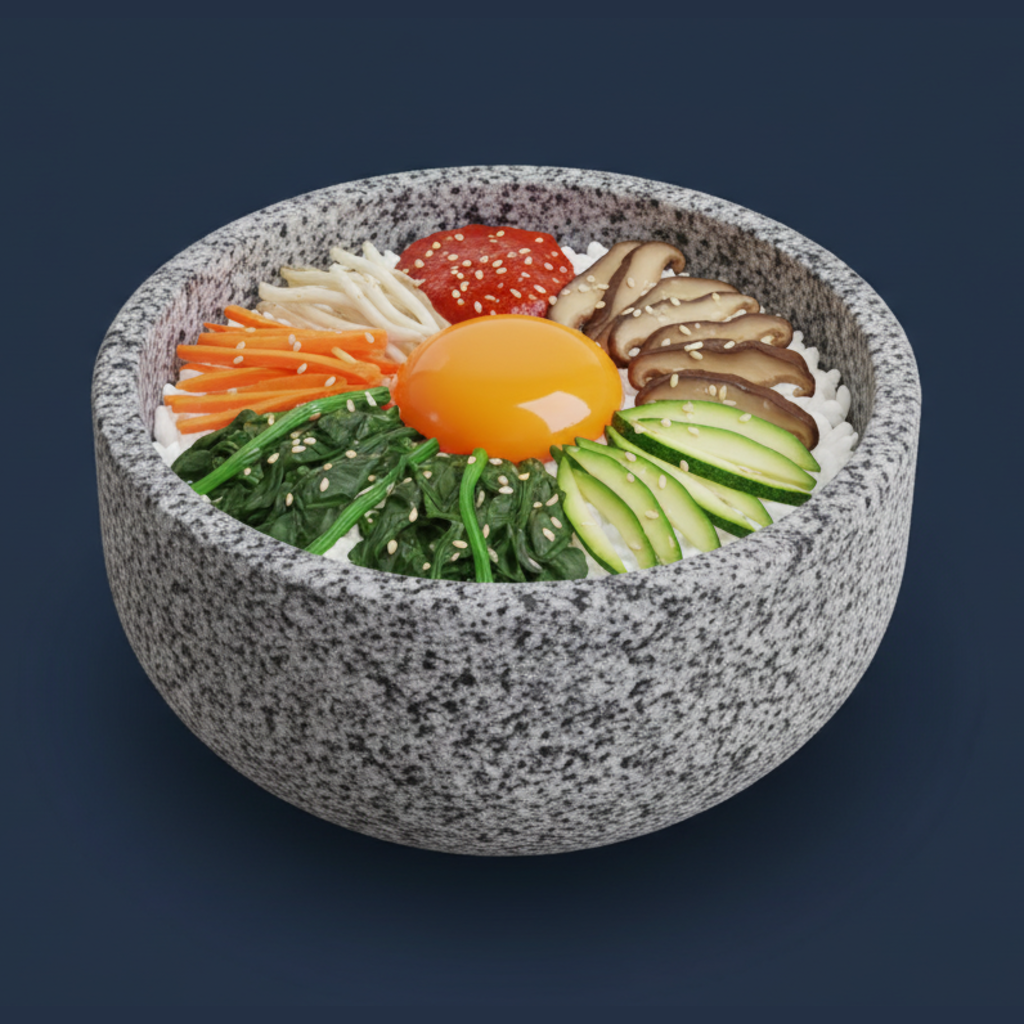 Bibimbap stone bowl icon (light)